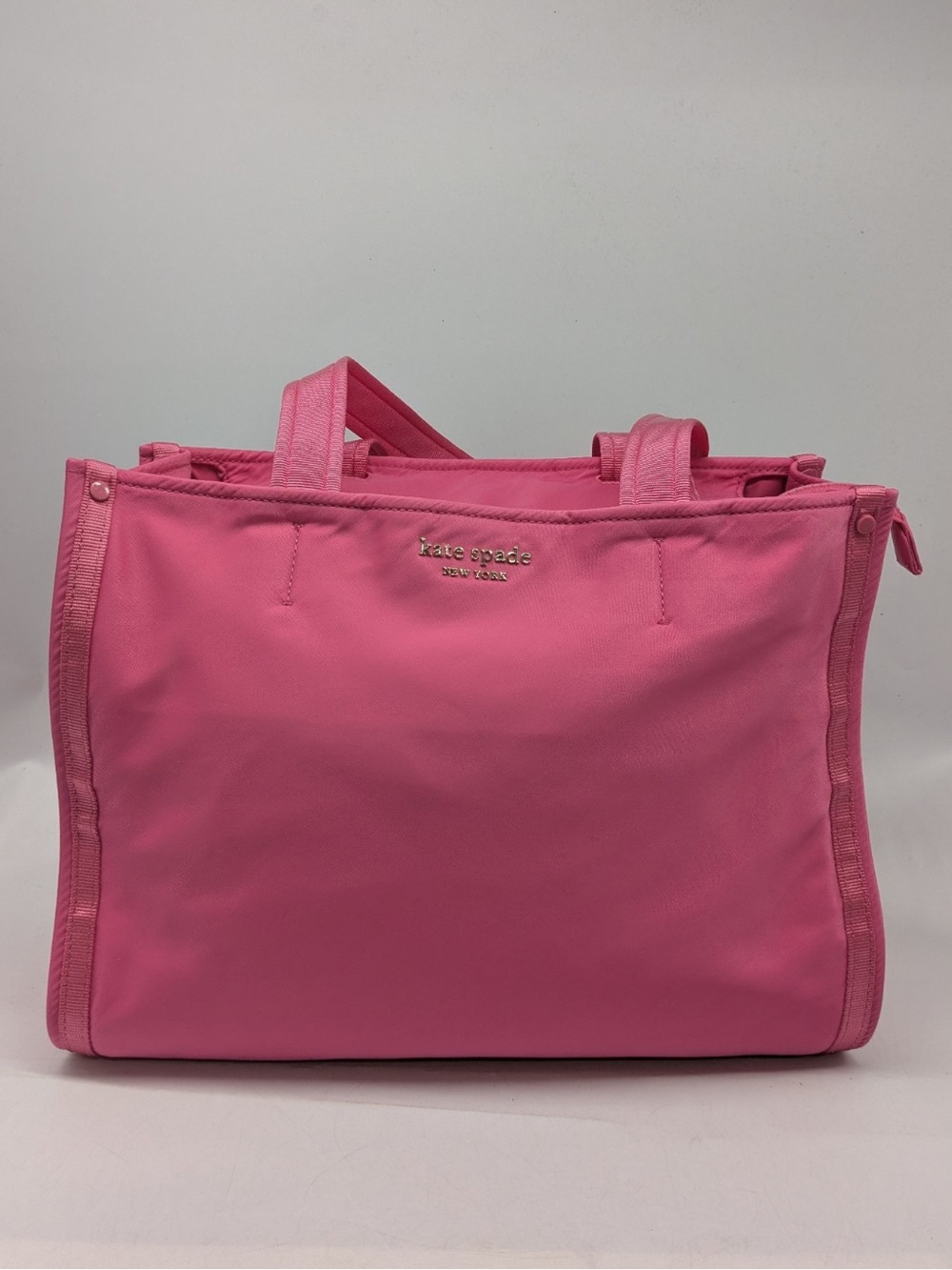 Kate Spade New York Pink Little Better Sam Nylon Tote Bag